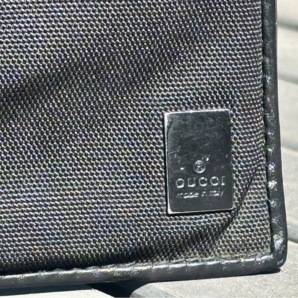 GUCCI black nylon wallet - Picture 2 of 16